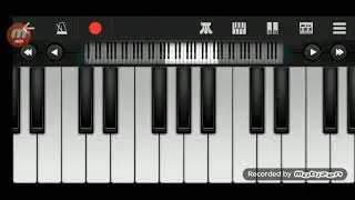Sholay Title Music in Mobile Piano #Sholay#Titlemusic#B.M-Youtube channel
