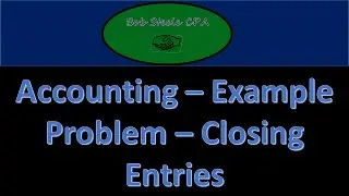 400.10 Close entries in 2 steps-Accounting instructions