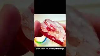 The Best Resin for Jewelry Making!    #shorts