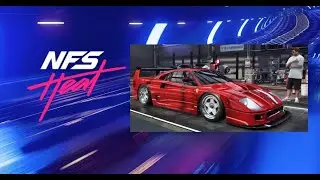 NFS HEAT - Ferrari F40 META BUILD RACE