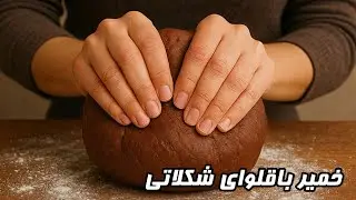  راز باقلوای شکلاتی  | آموزش  خمیر شکلاتی باقلوا