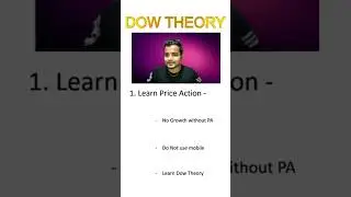 Dow Theory, God Of Price Action. #sharemarket #trading #dowtheory #priceaction #priceactiontrading