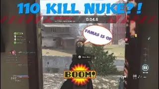 110 KILL NUKE with the FAMAS!!!!