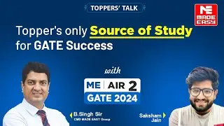 GATE 2024 Topper | Mechanical Engineering | AIR 2 | Saksham Jain | Toppers Strategy