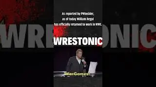 William Regal returned to work in WWE?? William regal