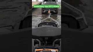 First Solo Sea-Doo GTX-230 Launch.  #shorts  #seadoo #jetski