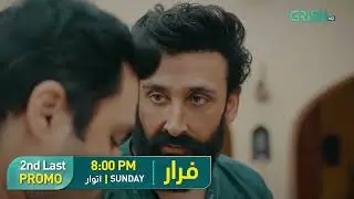 Faraar 2nd Last Ep 24 Promo | Sunday 8PM | Hamza Ali Abbasi | Ahmed Ali Akbar | Sohai Ali Abro