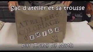 Couture créative, sac atelier et sa trousse