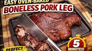 Easy Oven-Baked Boneless Pork Leg | Step by Step Home Cooking/Pierna de Cerdo sin Hueso Facil,Jugosa