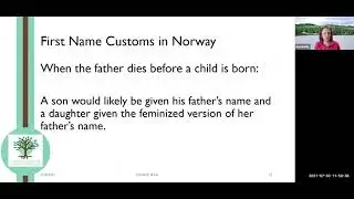 TMCC Genealogy - Norwegian Naming Traditions
