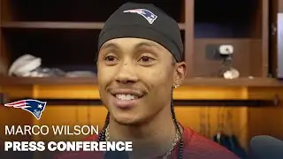 Marco Wilson: &ldquo;Excited to be here.&rdquo; | Patriots Press Conference