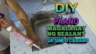 DIY | PAANO MAGLAGAY NG SILICON SEALANT SA ATING SINK O LABABO | MarCadots TV