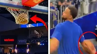 Steph Curry Tunnel Shot | Full Court Shot Slow Motion Video Explain