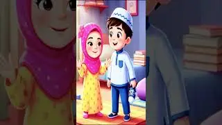 Islamic story for kids, Prophet Muhammad say bismillah work, kids Islamic cartoon, Islamic values