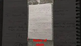 Handwritten notes of chapter Atom class 12 by dynamic vidyapeeth..