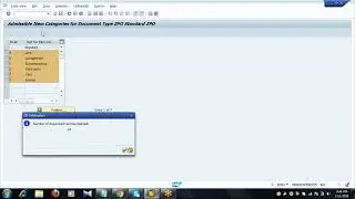 Document types for the purchasing documents
