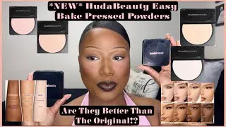 *NEW* HudaBeauty Easy Bake Pressed Powder Review + Short Wear Test