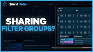 Quant Data | How to Share Filter Groups (Options Order Flow, News, Dark Pool Data, etc...)