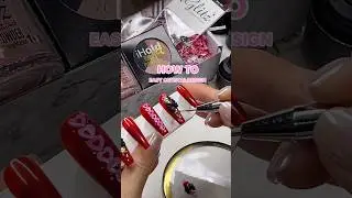 Как легко сделать маникюр с кристаллами #glitzaccessoriesandsuch #valentinenails #glitzcrystal #c...