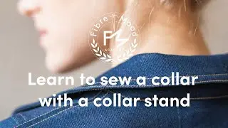 Learn to sew a collar with a collar stand