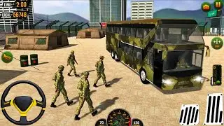 Real Army Bus Driver Games 2025 | US Army Transport Bus Driving Games | Android GamePlay