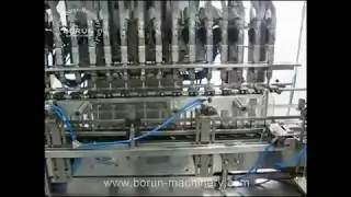 16 head detegrent and chemical liquid filling machine--Borun Machinery