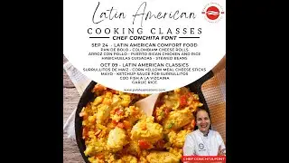 Latin American Classes - Chef Conchita Font - Palate Sensations Culinary School