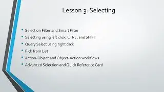 Creo Parametric - Absolute Beginners Lesson 3 Tutorial - Selecting Objects