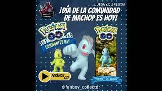 👊 D&iacute;a de la comunidad de Machop 🎁 #pokemongo #pokemon #diadelacomunidad
