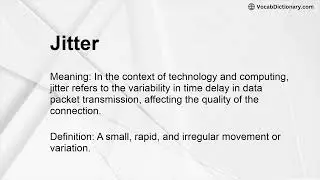 Jitter Meaning