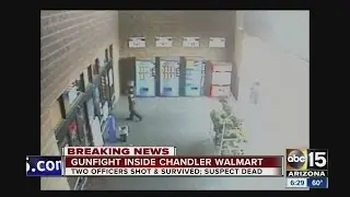 Gunfight inside Chandler Walmart caught on tape