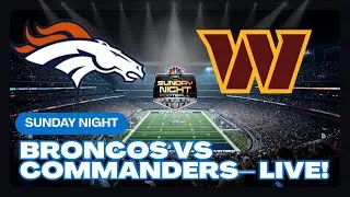 Broncos vs Commanders LIVE 🎯 SNF Watch Party + Sharp Betting Picks!