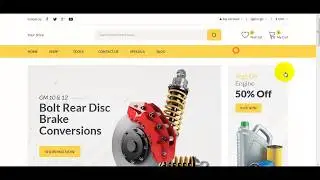 How to install Autima auto parts opencart theme