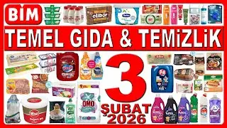 BİM TEMEL GIDA VE TEMİZLİK BU SALI | BİM 3 ŞUBAT 2026 KATALOĞU DETERJAN VE GIDA ÜRÜNLERİ BU HAFTA