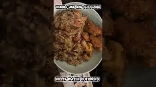Cleaning Ducks and cooking Jambalaya with fried Catfish 