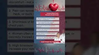8 Heart Attack Facts That Could Save Your Life! #healthandwellnessforseniors #heart
