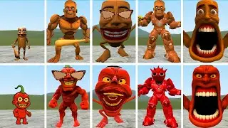 ???: NEW EVOLUTIONARY FORMS OF THE TUNGTUNG SAHUR FAMILY VS THE PEPPER DINDUN FAMILY IN GMOD!