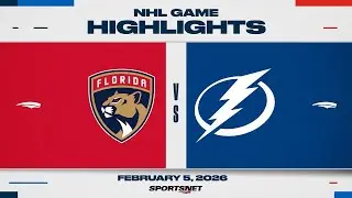 NHL Highlights | Panthers vs. Lightning - February 5, 2026