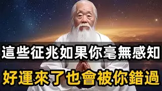 如果你對這些征兆毫無感知，大的機會來了也會被你錯過。養好「六氣」，好運自來！#覺醒