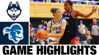 #1 UConn vs Seton Hall Highlights | Women's Basketball | College Basketball 2025
