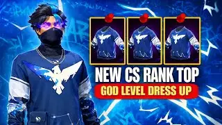 TOP 10 BEST DRESS COMBINATION WITH CS-RANKED S35 HEROIC T-SHIRT 🔥 | NEW RANK T-SHIRT COMBINATION!