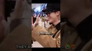 They were screaming so hard 😭🔥 #shorts #jimin #bts #shortsfeed #fyp #airport #dior #jimin_muse