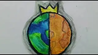 Save earth drawing