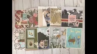 10 Cards One Kit/Creative Escape Papercrafting  September Fully Loaded Kit 2018