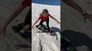 Barefoot Snow Surfing?!?