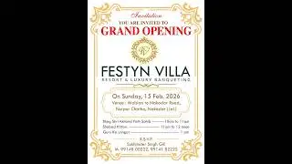 Live : Grand Opening Fesryn Villa 15.02.2026 {Prince Studio Parjian Cont.98146-78920+