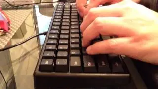Noppoo Choc Mini 84 - Cherry MX Blue - Sound and Typing Test