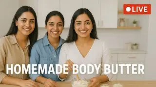 Natural Body Cream Made at Home &ndash; YouTube Live Recap