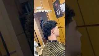 🔥 Modern Mullet en pelo rizado #barber #barberstyle #barbershop #homeoffade
