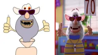 Laugh with Booba Bubble Gum Funny Drawing meme | Booba _ Funny Video 